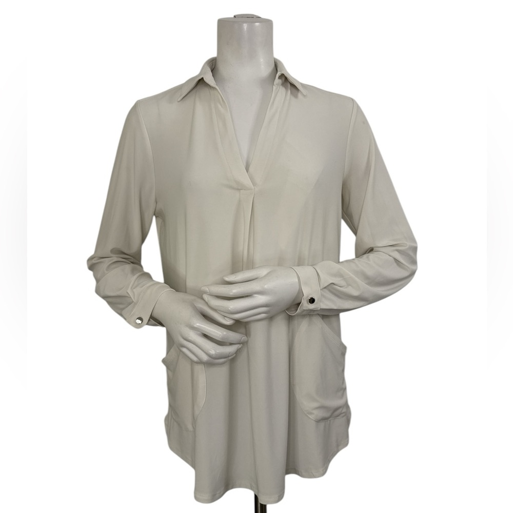 NY Collection White Blouse